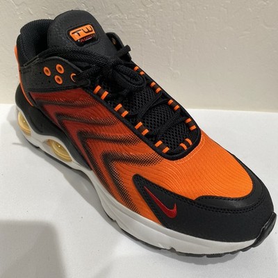 NIKE Air Max TW SE Mens 10.5 Sneakers Black Orange Red FJ2590-001 Gym NWOB
