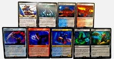 Final Fantasy Magic The Gathering 9 Card Lot Mix-See description for details-NM