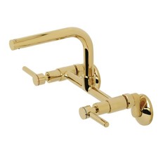 Kingston Brass KS812 Concord 1.8 GPM Widespread Bridge Kitchen - Brass
