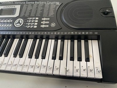 Hamzer 61-Key Electronic Keyboard Key-Unit-H209-BLK | eBay