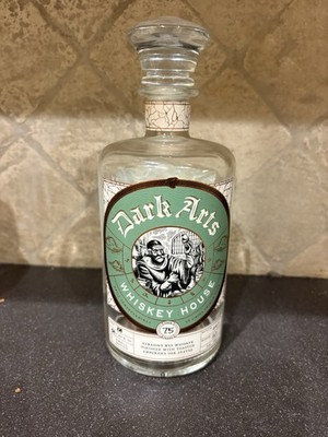 Dark Arts Whiskey Rye Bourbon Whiskey House Empty Bottle 750ml