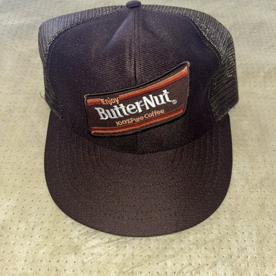 Vintage Butter Nut 100% Pure Coffee Brown SnapBack Made In USA