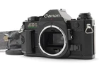 【NEAR MINT】 Canon AE-1 Program Black 35mm SLR Film Camera Body from JAPAN P03