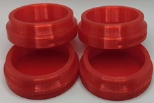 Rubber Pinball Leg Leveler Caster Feet, Footies, Cups, Set of 4, Many Colors