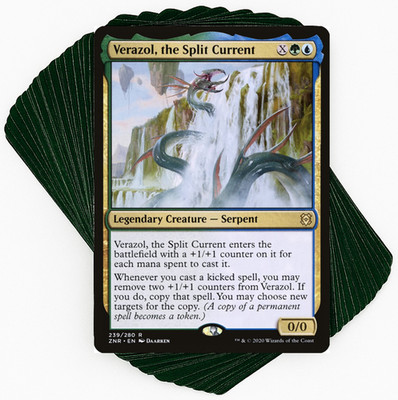 ***Custom Commander Deck*** Verazol, the Split Current - Kickers & Counters