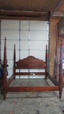 Ethan Allen British Classics King Poster Bed Cherry 