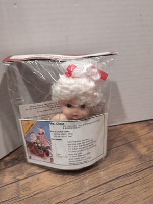 Vintage 90's  Fibre Craft Air Freshener  Mrs Santa Doll