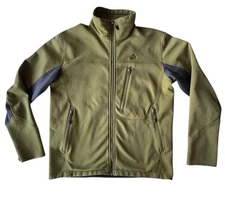 Vintage Nike ACG Jacket Men Small Green Soft Shell Full Zip Outer Layer Gorpcore