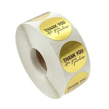 Sticker for Box Bouquet Wrapping Stickers Baking Packing Label Thank You