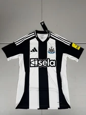 2024-25 Adidas Men’s Newcastle United Home Soccer Jersey Pick Size NWT $100