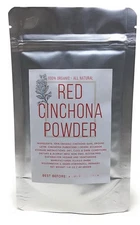 Red Cinchona Powder  100% Cinchona Bark Ground Pubescens From Ecuador 1.41 Oz