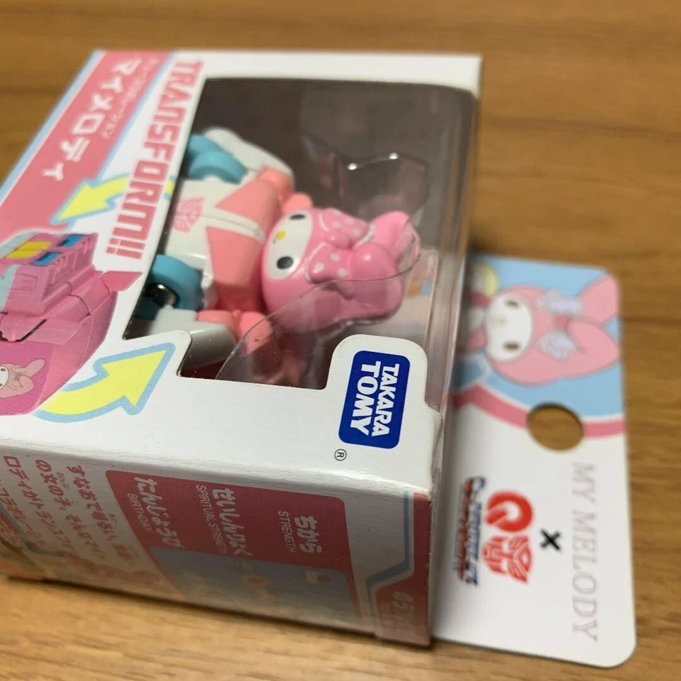 Taco raro colaboración My Melody x Transformers Japón NUEVO Foto 3 de 4