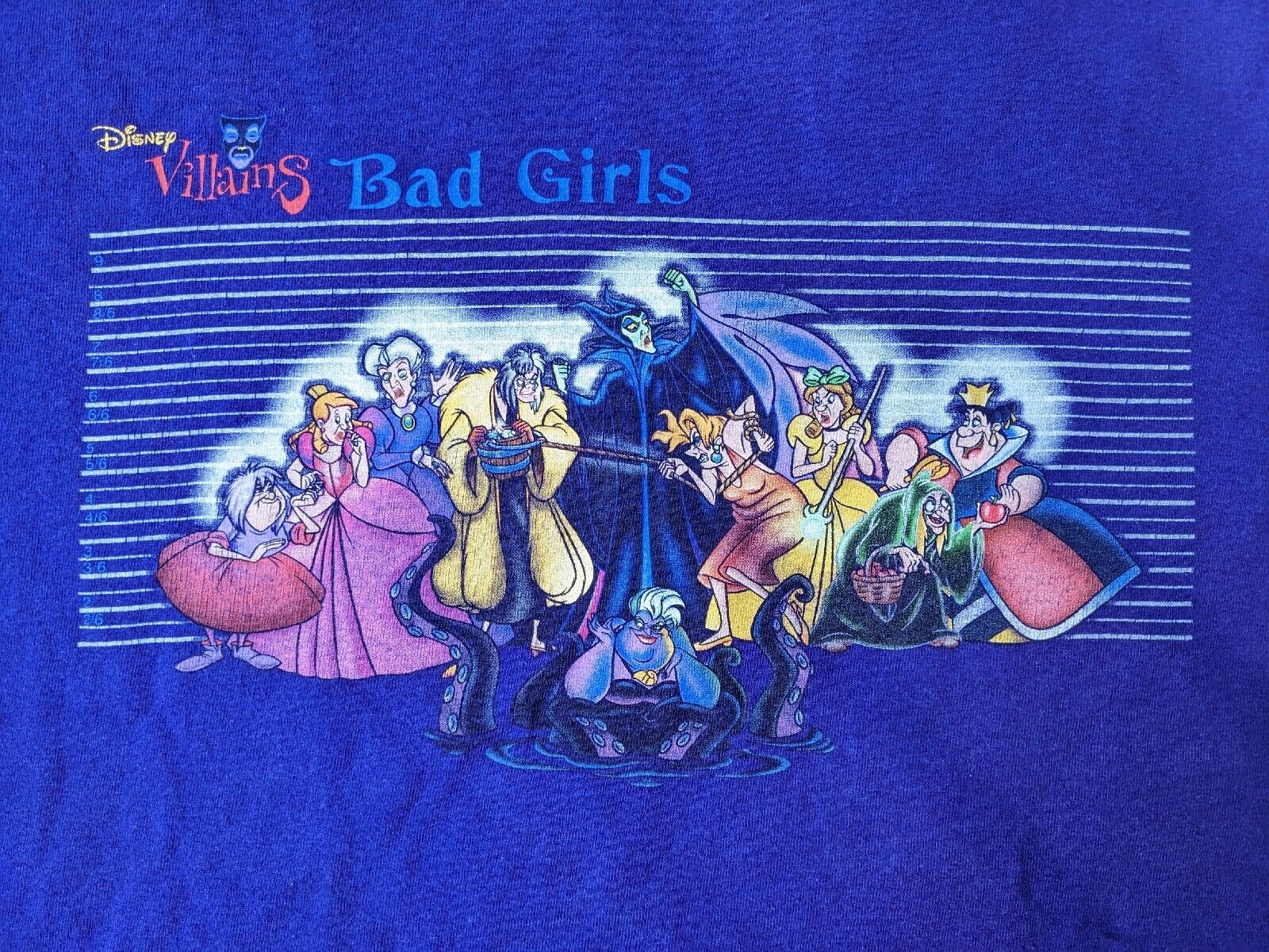 Vintage Disney Villains Bad Girls Shirt 90s Rare … - image 6