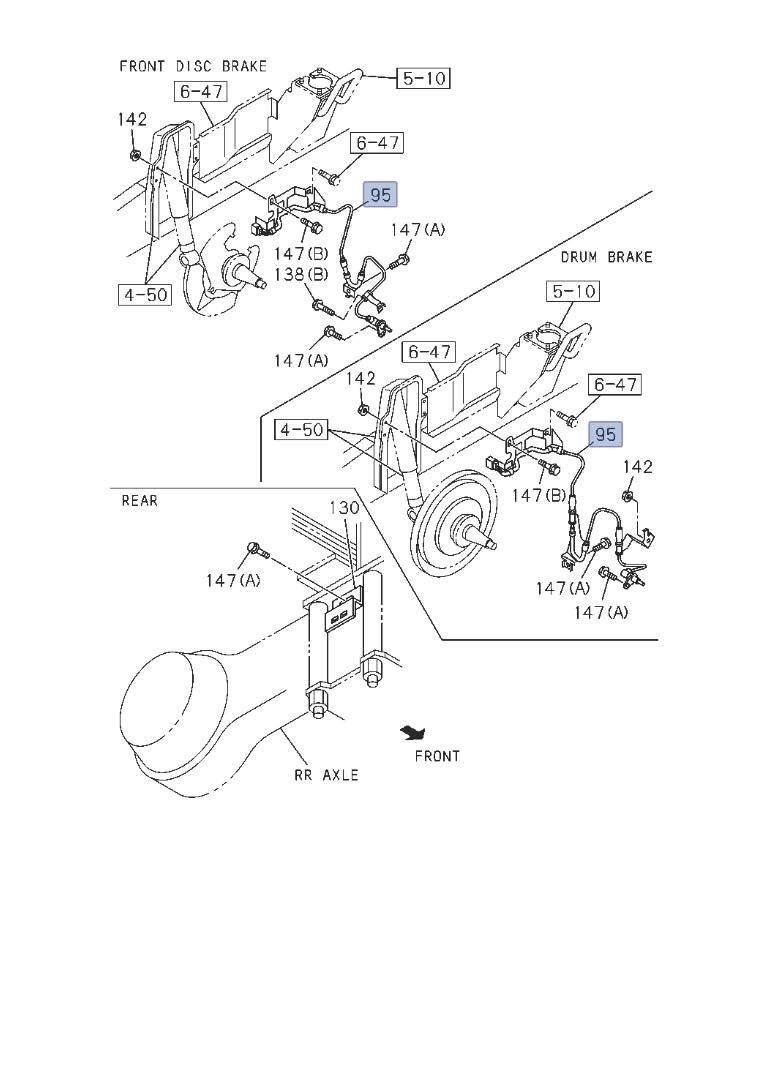 ABS Wheel Speed Sensor Front Right for ISUZU NPR NQR