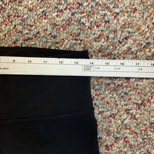 Zyia Active Electric Crimson Rose Luxe Black Red Rose Print Pocket Leggings Sz M - Bild 13 von 15