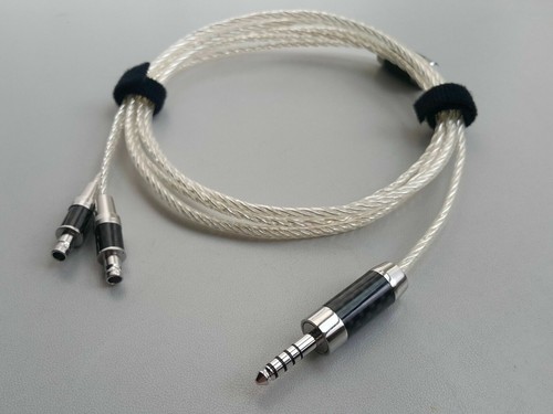 Cavo 5N puro argento Sennheiser HD800 carbonio Furutech 4,4 mm TRRS NW-WM1Z hi-end