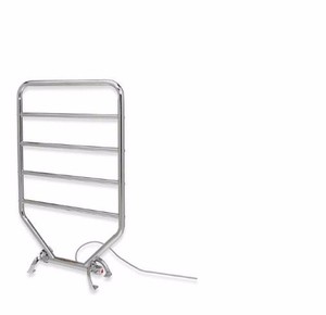 Satin Nickel Traditional Wall Mount Or Floor Standing Towel Warmer
