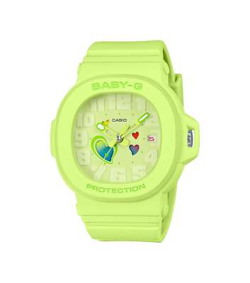 Casio Baby-G Damenuhr Analog Datum 10BAR Grün BGA-10-3AER