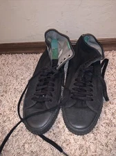 PF Flyers Sandlot Center Black High Tops US Mens 15 Women’s 16.5 EUC 60D