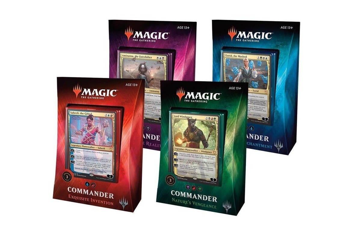MTG Magic The Gathering 2018 Commander Set - All 4 Decks for