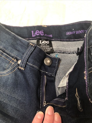 Girls Skinny Boot Cut Jeans (Girls Size 10) - Picture 2 of 4