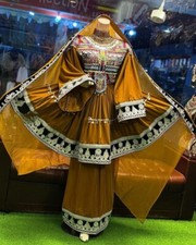 Afghan short valvet kochi balochi vintage boho wedding dress for women