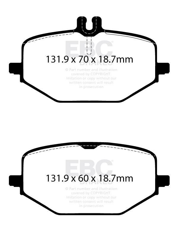 EBC DP42427R  Yellowstuff Brake Pad Set