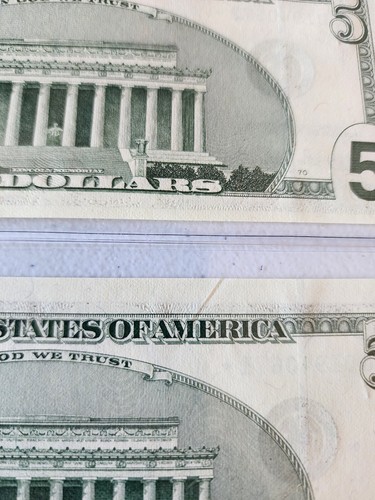 1999 3 Sequential $5 Star Notes - Picture 4 of 5