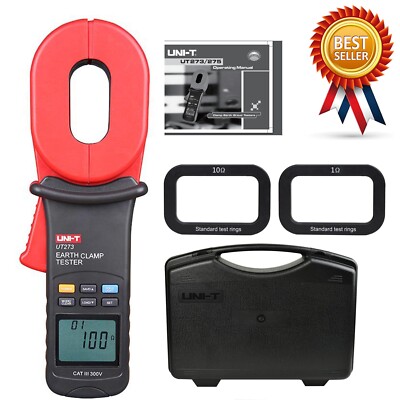 UNI-T UT273 Auto Range 0.01~1000Ω Earth Ground Resistance Clamp Meter Kd