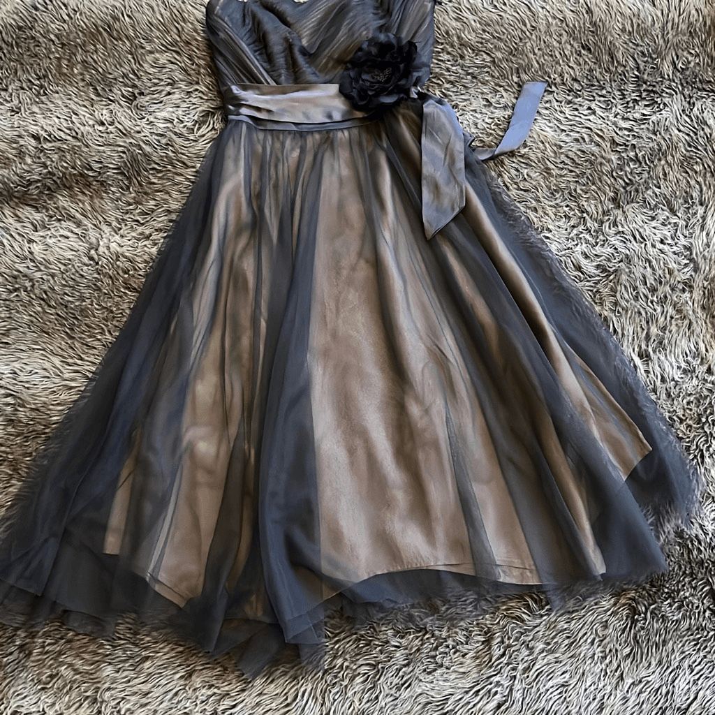 monsoon grey dress Georgia Embellished Midi Dress in Recycled Polyester Grey | Dresses