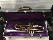 VINTAGE KING ARTIST SILVERTONE Bb TRUMPET L BORE STERLING SILVER BELL