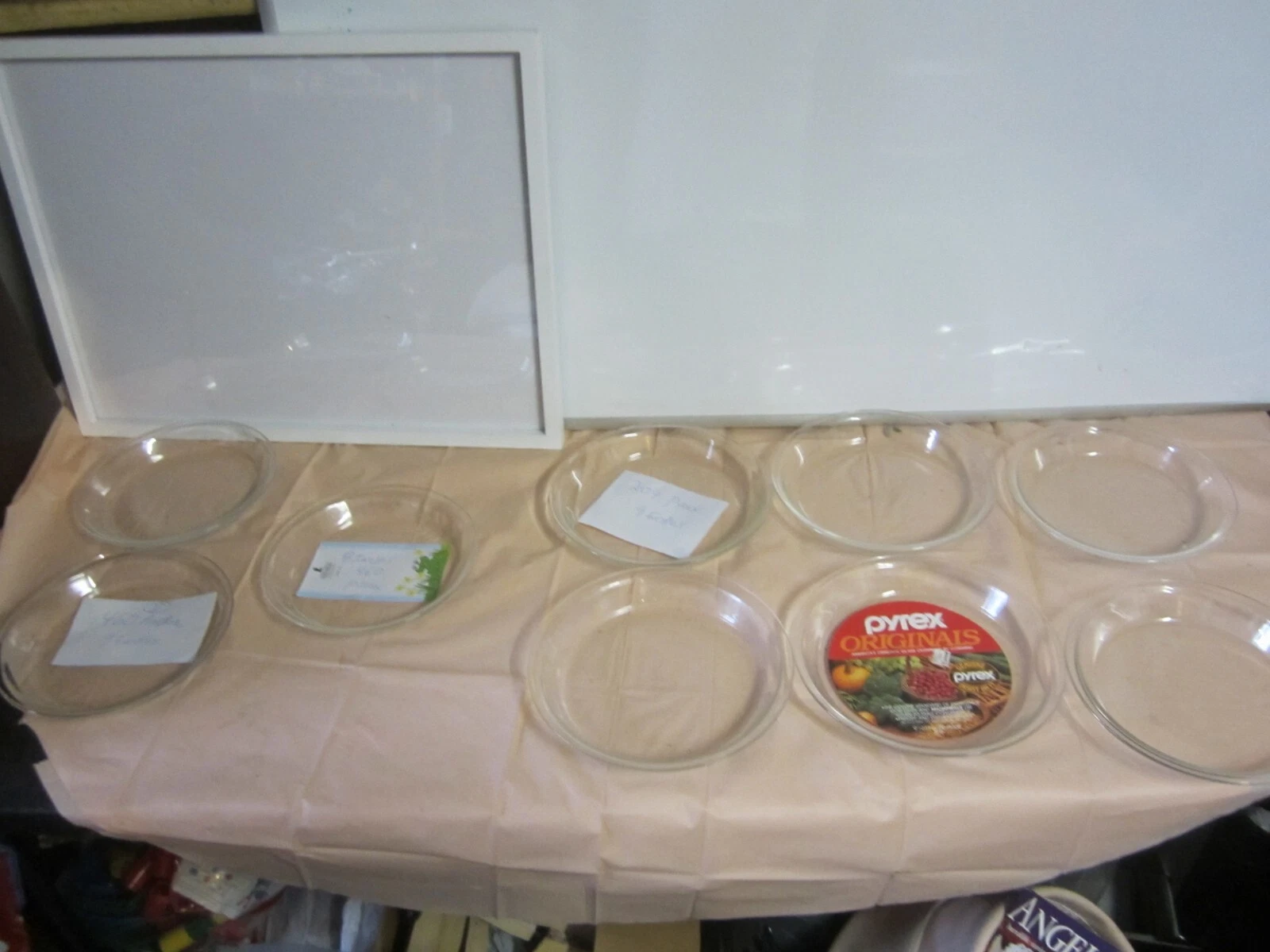 (9) Vintage Pyrex Corning #209 Glass Pie Plate Baking Dish Pan - 9 inch Read,,,,