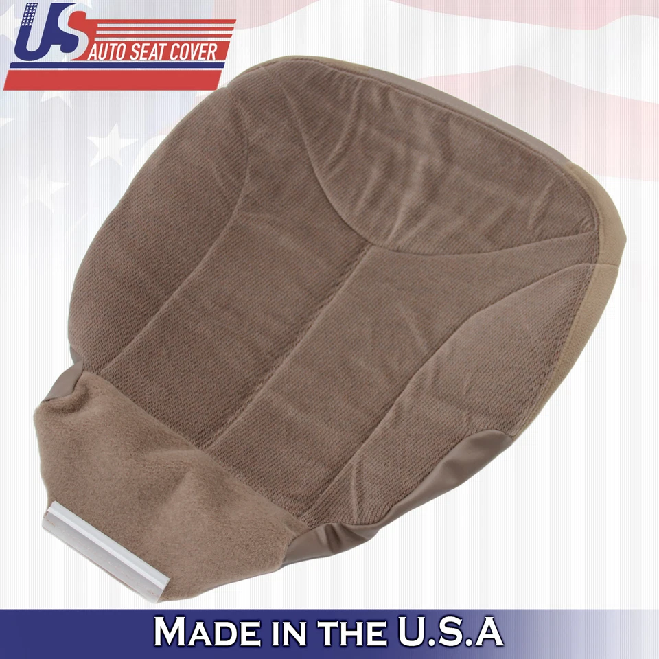 2000 适用于 GMC Sierra 1500 2500 3500 SLT SLE 发球杆底部布座椅套棕褐色 — 第 2/4 张图片