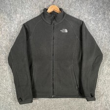 North Face Fleece Womens Medium Grey Outdoor Casual Jacket Soft Warm Gorpcore