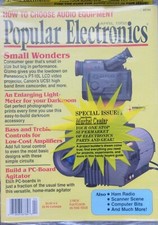 SEALED 1992 APRIL POPULAR ELECTRONICS MAGAZINE CAMERA CAMCORDER PC COMPUTER +