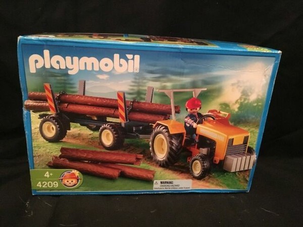 playmobil logging truck