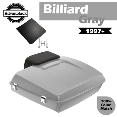 Billiard Gray Razor Pack Trunk Luggage Pad Fits Harley Street Road