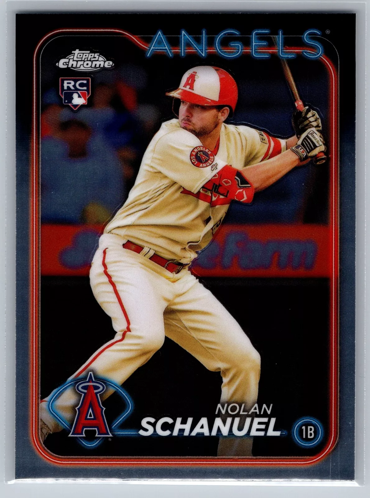 2024 Topps Chrome Nolan Schanuel Rookie #274 Los Angeles Angels