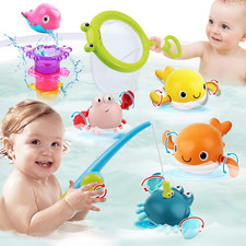 Bath Toy for Toddlers ,Bathtub Toy with Floating Mold Free Swimming Toys and ...