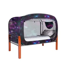 Pop Up Privacy Tent for Indoor Use Bed Canopy for Sleeping Bed Tent Double Do...