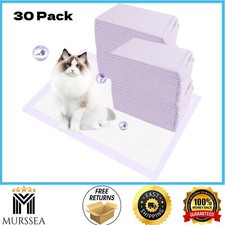 Cat Pads 16.9 X 11.4 , Lavender Scent , 30 Count Pee Pads Super Absorbent