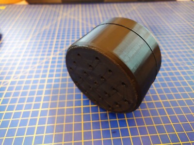 S10 FM12 Russische GP5 Gasmaske Filter Box Replik 3D Gedruckt Schwarz Schnüffler Stil 1