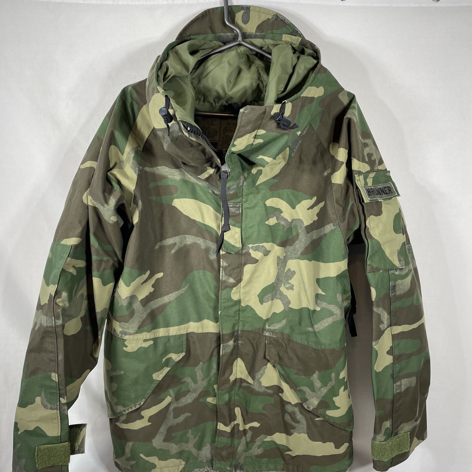 US ARMY PARKA Extreme Cold Weather Camouflage ECWS Si… Gem