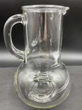 Vintage Glasco Clear Glass Heavy Duty Pitcher 2 1/4 Cups Primitive Kitchen Rare