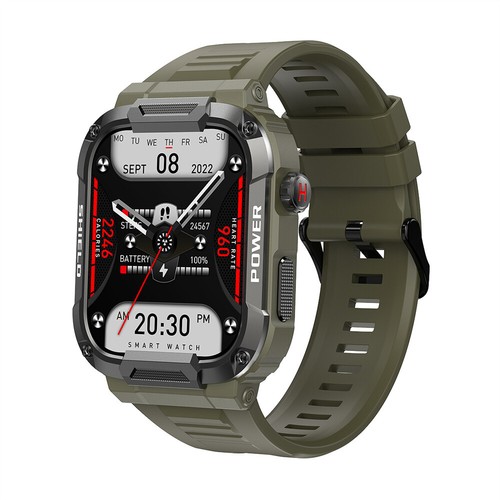 1,85-calowy ekran zegarka dotykowy kompatybilny z Bluetooth fitness do IOS 8.0 Android - Zdjęcie 3 z 15