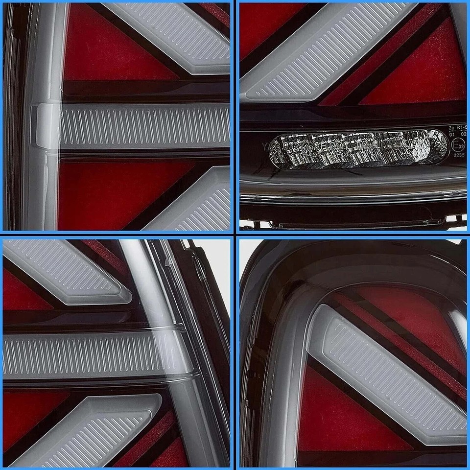 SMOKED LED REAR TAIL LAMP LIGHTS FOR MINI R56 R57 R58 R59 2007-14 UNION ...