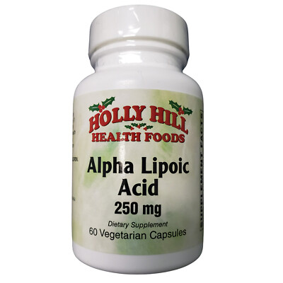 Holly Hill Health Foods Alpha Lipoic Acid, 600 mg, 60 Vegetarian Capsules