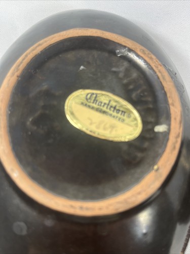 Vintage Mid Century Modern Ashtray Lava Glazed Pottery Carstens Germany 5 Pc Set - Picture 12 of 21