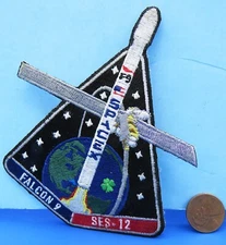 SpaceX PATCH FALCON 9 SES-12 Geostationary SATELLITE NASA