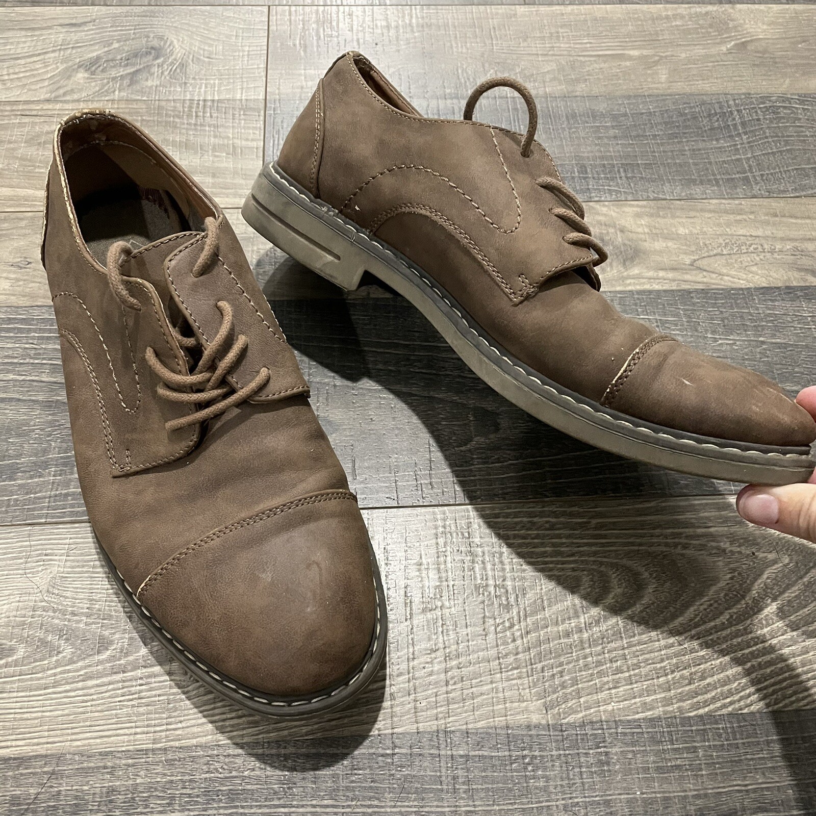 Memory Foam Oxford Dress Shoes Mens 